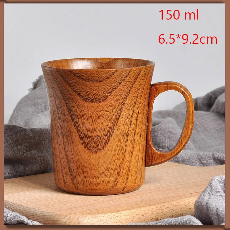 Wooden Mug Cup Coffee Tea Chinese Traditional Handmade Product Heat-insulated  Mugs Afternoon Tea Dessert Tools tazas de café