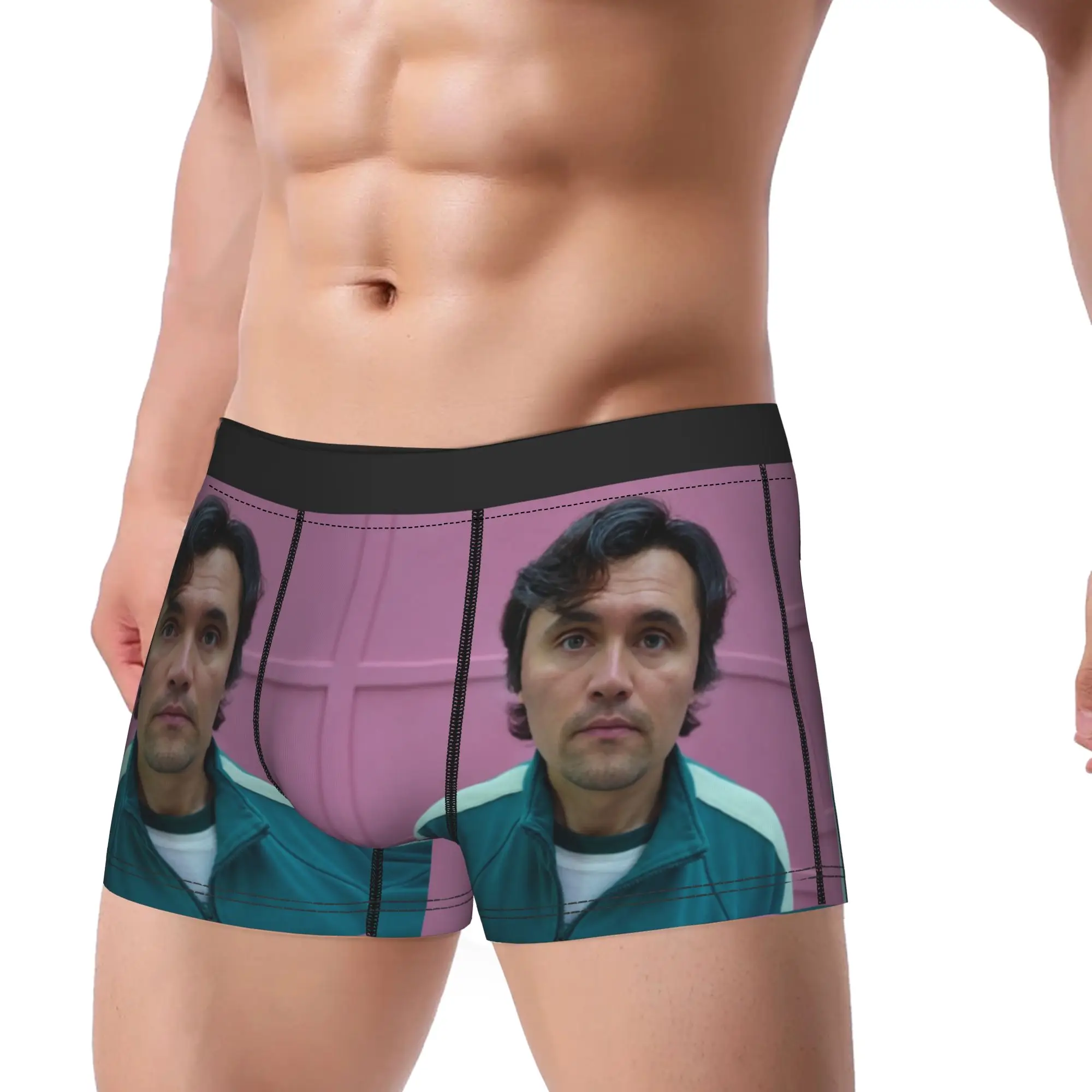 Charlie Kirk Retro Tracksuit Portrait Meme Underwear Men's Shorts Briefs Novelty Boxershorts Quality Printed Large Size Panties