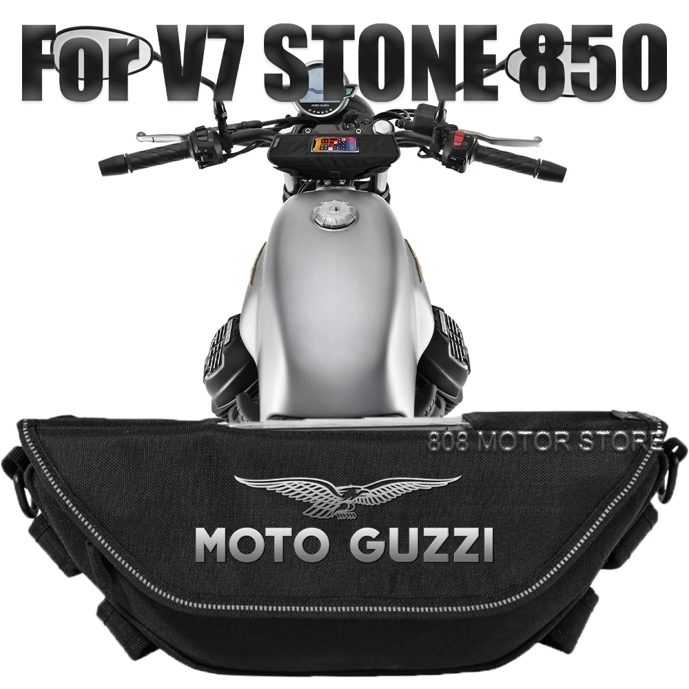 

Для Moto Guzzi v7 stone 850, сумка для инструментов мотоцикла, водонепроницаемая и пылезащитная Удобная дорожная сумка на руль