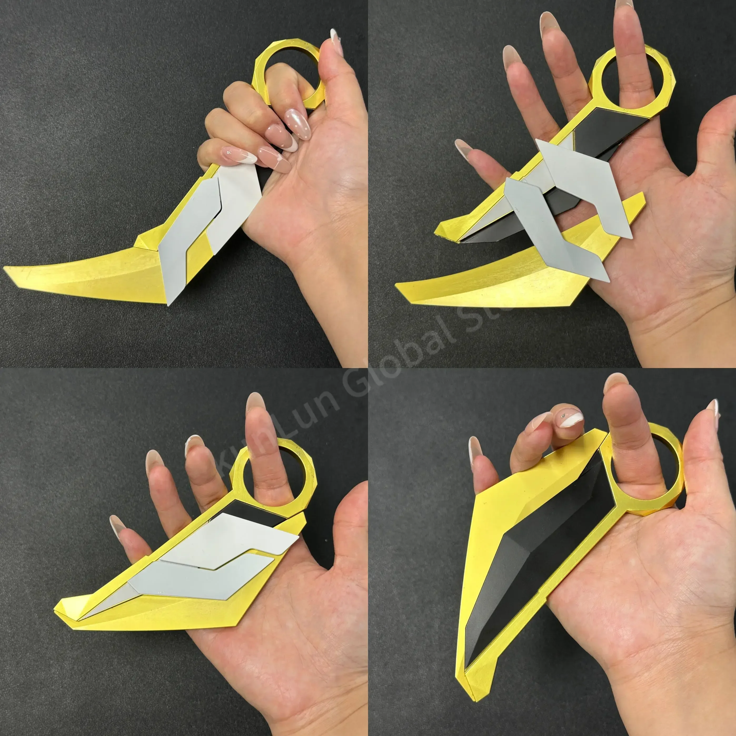 16 cm/22 cm Valorant Karambit Faltbare Prime Klaue Messer Metall Modell Spiel Reaver Nahkampf Waffe Peripheriegeräte Schwert Balisong Spielzeug Jungen