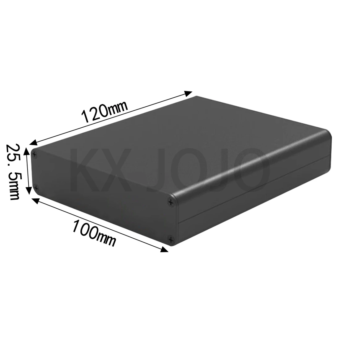 

Aluminum Enclosure 100*25.5*120mm Split Alloy Silver/Black Electronic Components Made PCB Shell Case PCB DIY Instrument Project