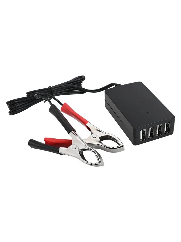 

Fast Charging Multiport Adapter 4-Port USB Charger Fast Charging Capability Overcharge Protection For Outdoor Use