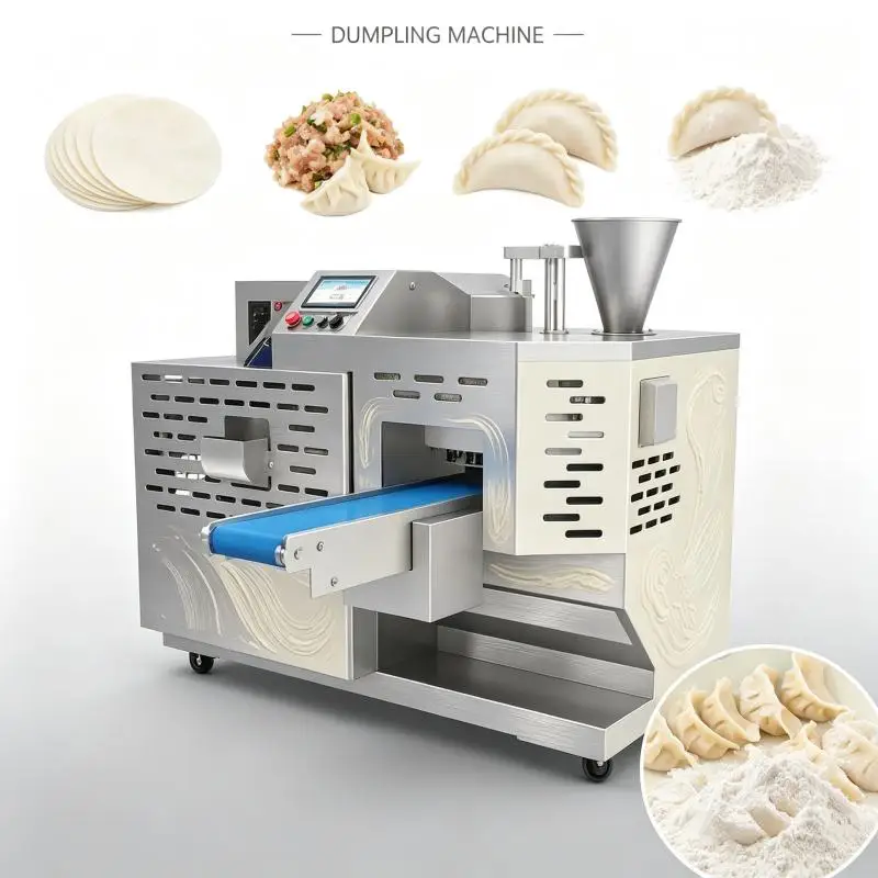 Commercial Dumpling Forming Machine Automatic Wrapper Filling Sealing Equipment for Restaurant Catering Food Production