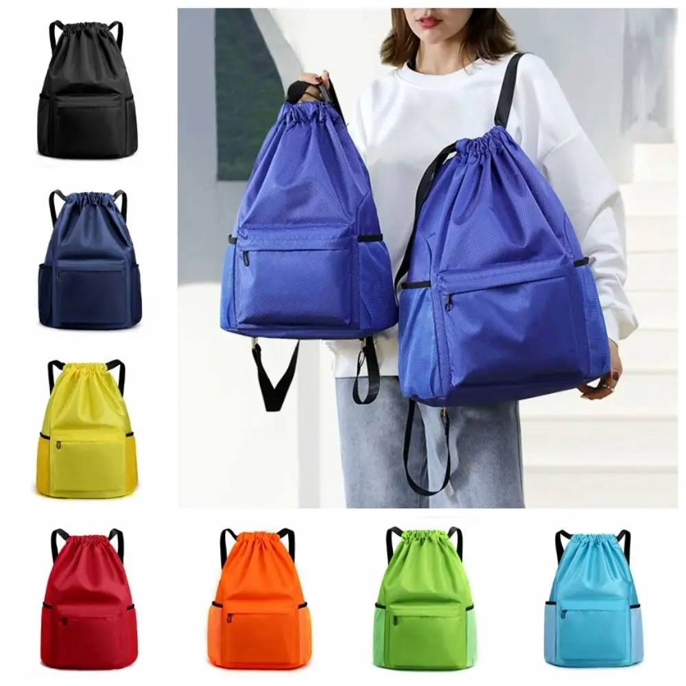 

Lightweight Dry Wet Separation Drawstring Bag Multifunctional Classified Storage Sports Bag Large Capacity Durable Fitness Bag