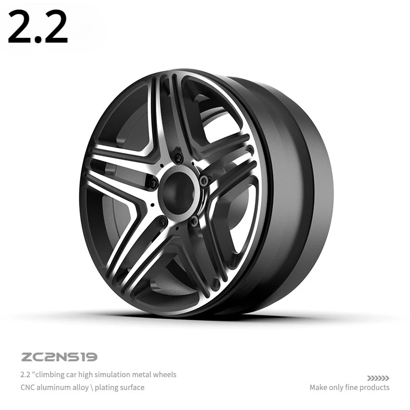 

2.2-inch Metal wheel hub for 1/10 RC Crawler Car Axial Scx10 90046 D90 Yikong Rgt Traxxas Trx4 Trx4m D12 upgrade accessories