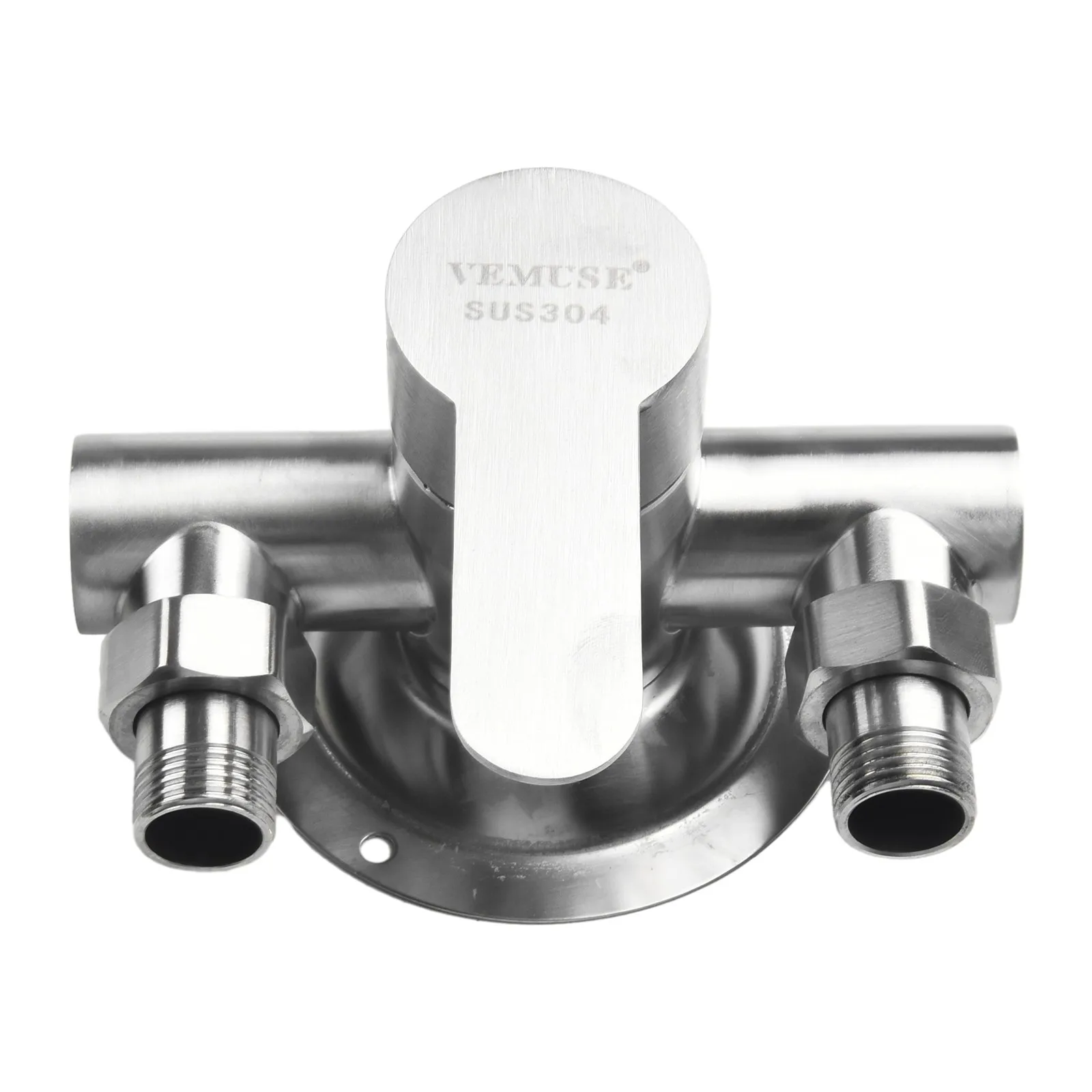 Accessories Faucet With Whole Accessories 1pcs 304 Stainless Steel Bathroom Ceramic Valve Double Holes  Accessories