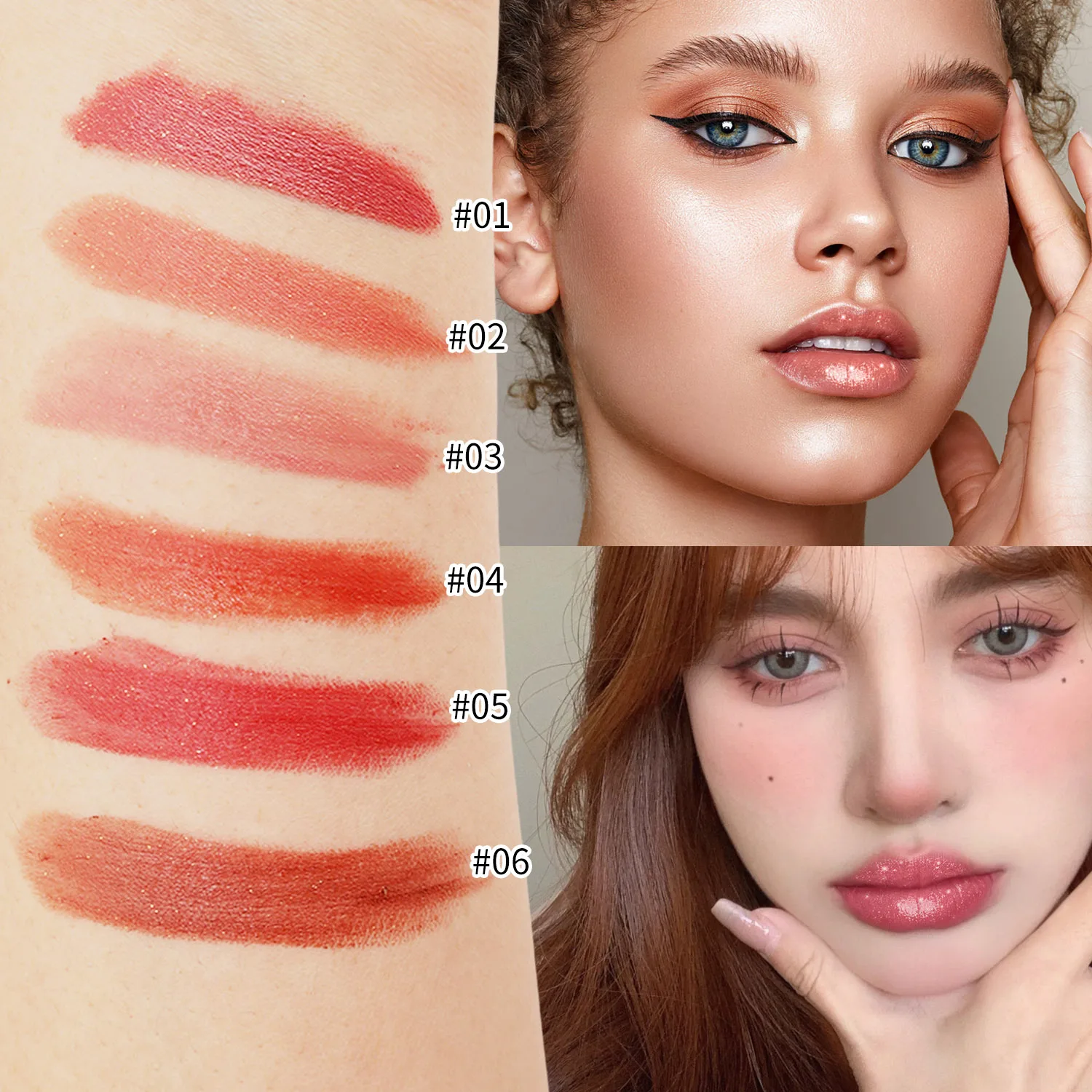 ダイヤモンド真珠光沢のある口紅防水持続ノンスティックカップマットベルベット光沢のあるリップグロス赤セクシーな唇ティントメイクアップ化粧品