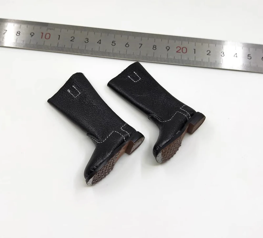 1/6 Alert Line AL100043 WWII Serie Sowjetischer Soldat Russische Puppe Spielzeugmodell Schwarze hohle lange Stiefel Schuh für 12" Actionfigur