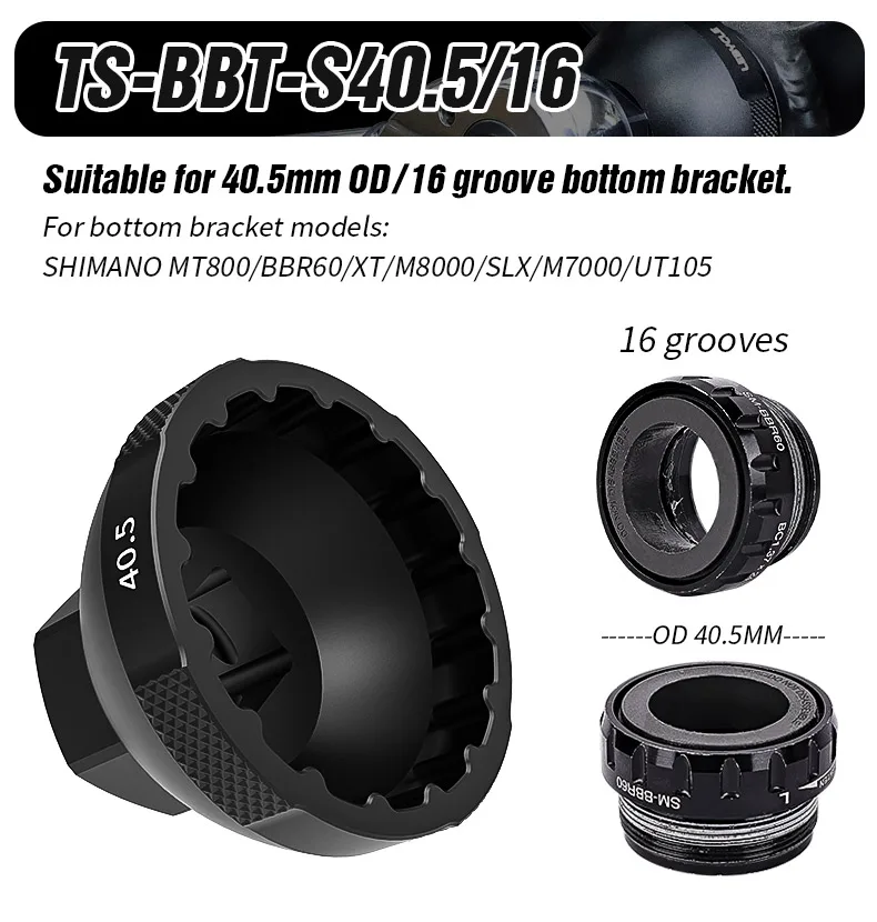 LEBYCLE Fahrrad Tretlager Installieren Und Entfernen Werkzeug SRAM DUB Tretlager Schlüssel Fahrrad BB Reparatur Tool Kit Für BBR60 GXP BB52XT – Detail 3