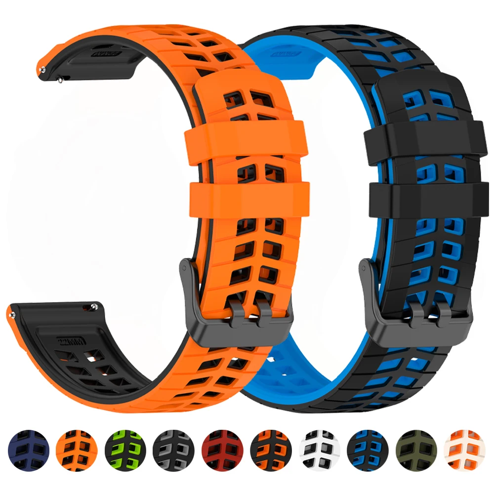 22Mm Silicone Watch… - image