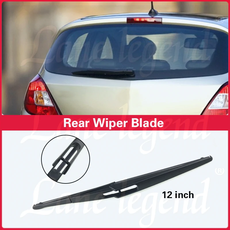 12" Rear Window Windshield Wiper Blade For Vauxhall Opel Corsa D 2006 - 2014 Windscreen Rain Brush Car Accessories