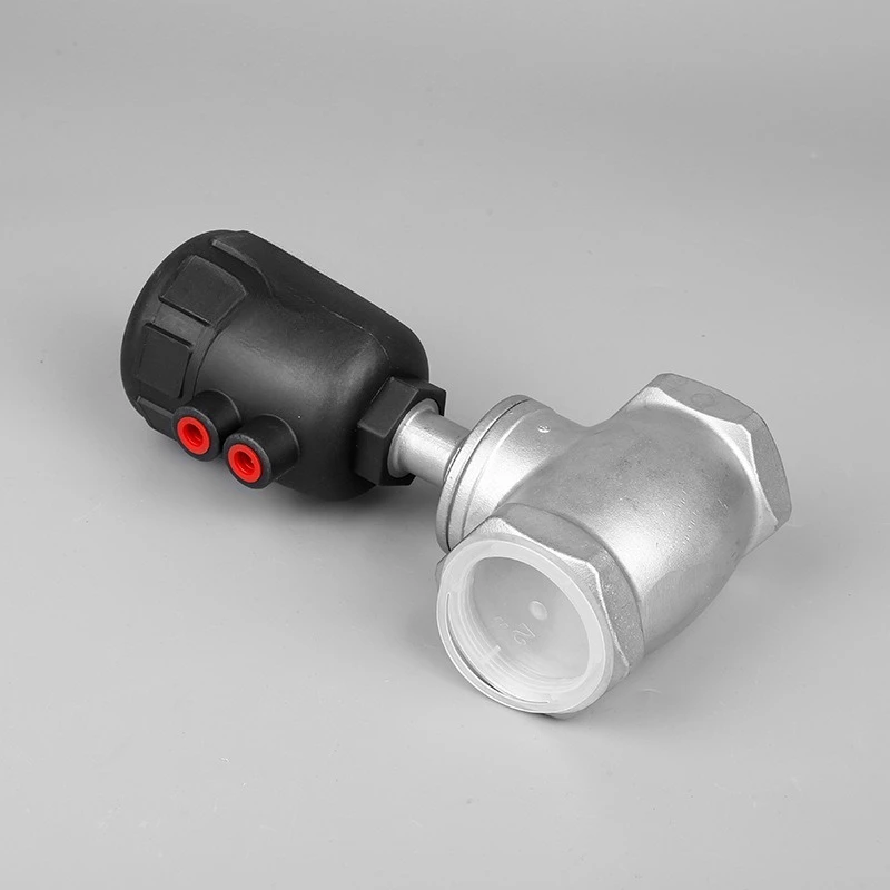 Stainless Steel Thread Pneumatic Globe Valve, Diaphragm Valve Complete Specs Easy Installation PTFE Seal Material