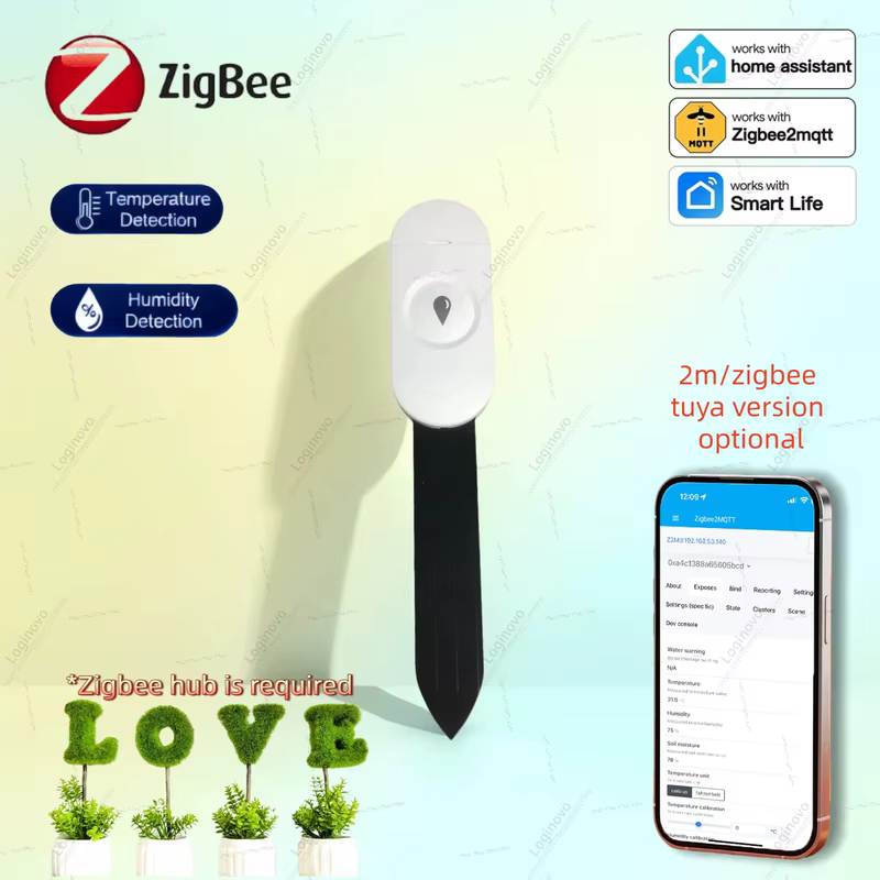 Capteur Zigbee pour l'humidité du sol