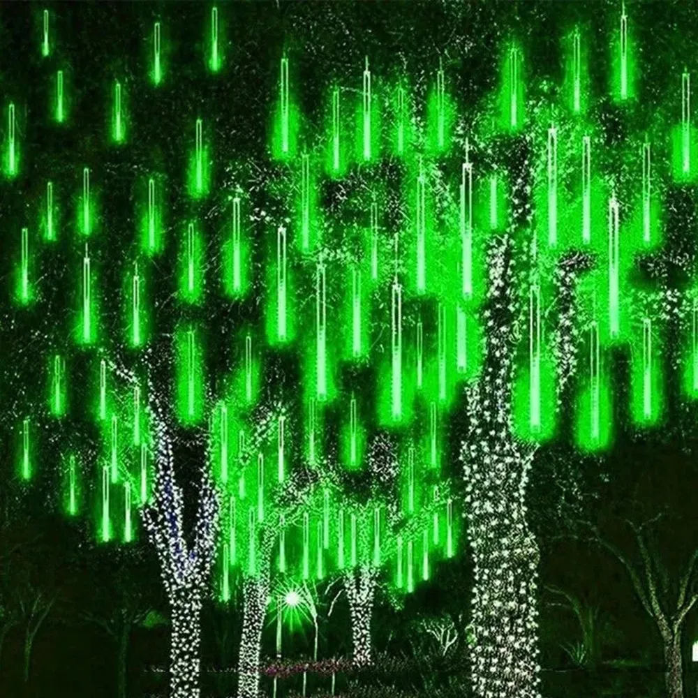 Imagem -06 - Iluminação Led Iluminação de Natal Iluminação de Natal Jardim Rua Casamento Natal Exterior Decoração de Árvore Plug eu Plug Eua