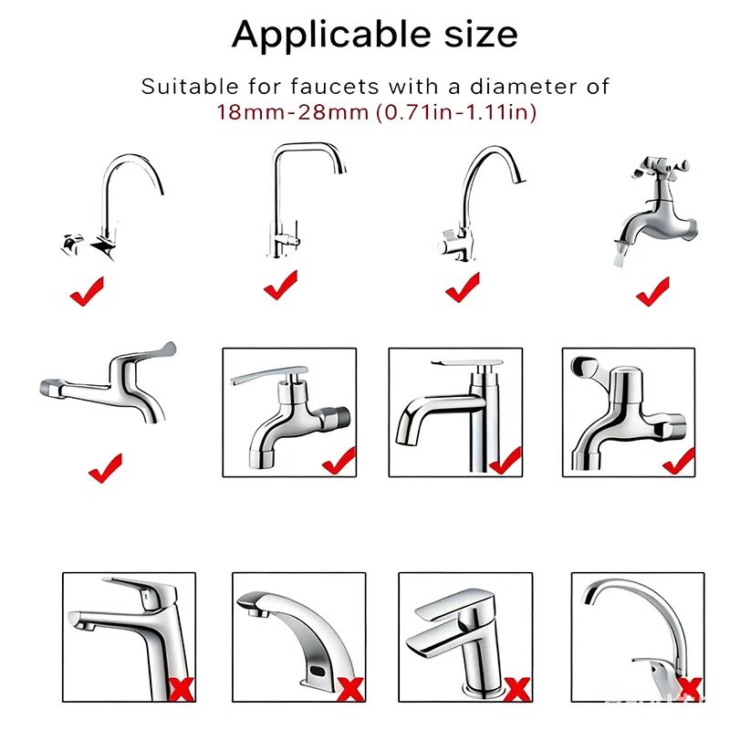 Handheld Shower Head with Hose, Adjustable Spray Mode Leakproof Sprayer for Pet Bathing Hair Washing Vegetable Cleaning