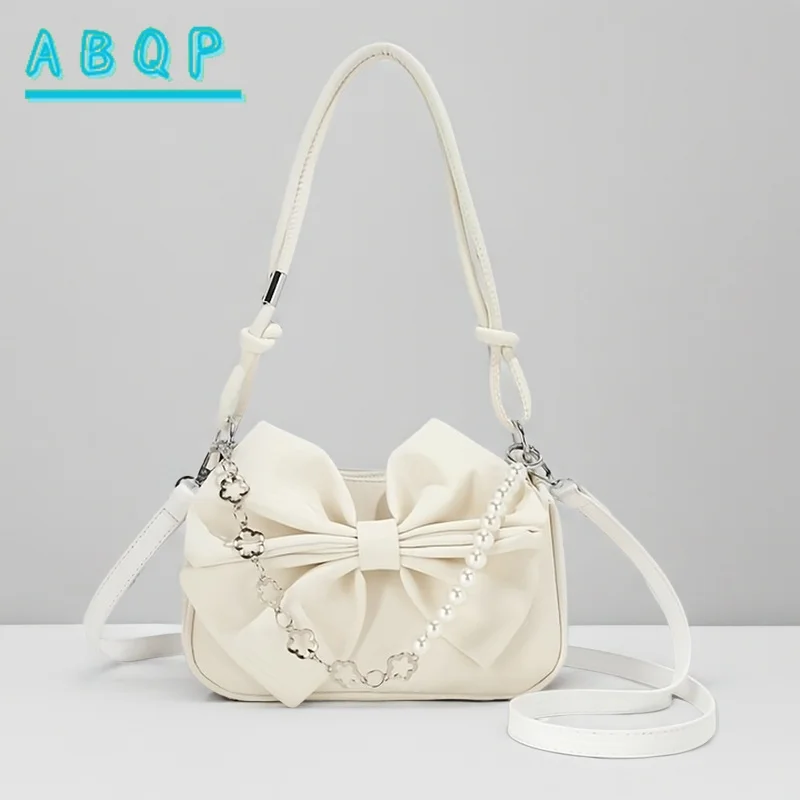 

Женская элегантная сумка через плечо с большим бантом, кошелек на каждый день, шикарная сумка на плечо для женщин, универсальная сумка, модная сумка-тоут