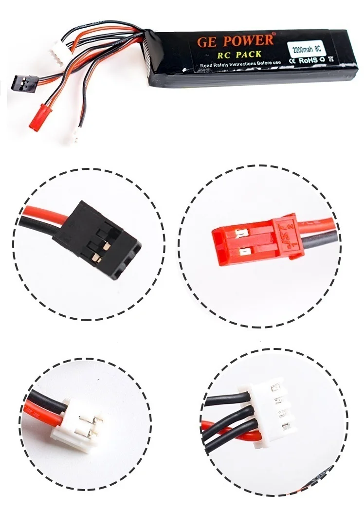 بطارية ليبو 3S 11.1V 2200mAh 8C لجهاز Walkera DEVO 7 10 12E F12E، WFLY9، جهاز إرسال RadioLink AT9، طاقة RC تدوم طويلاً #2