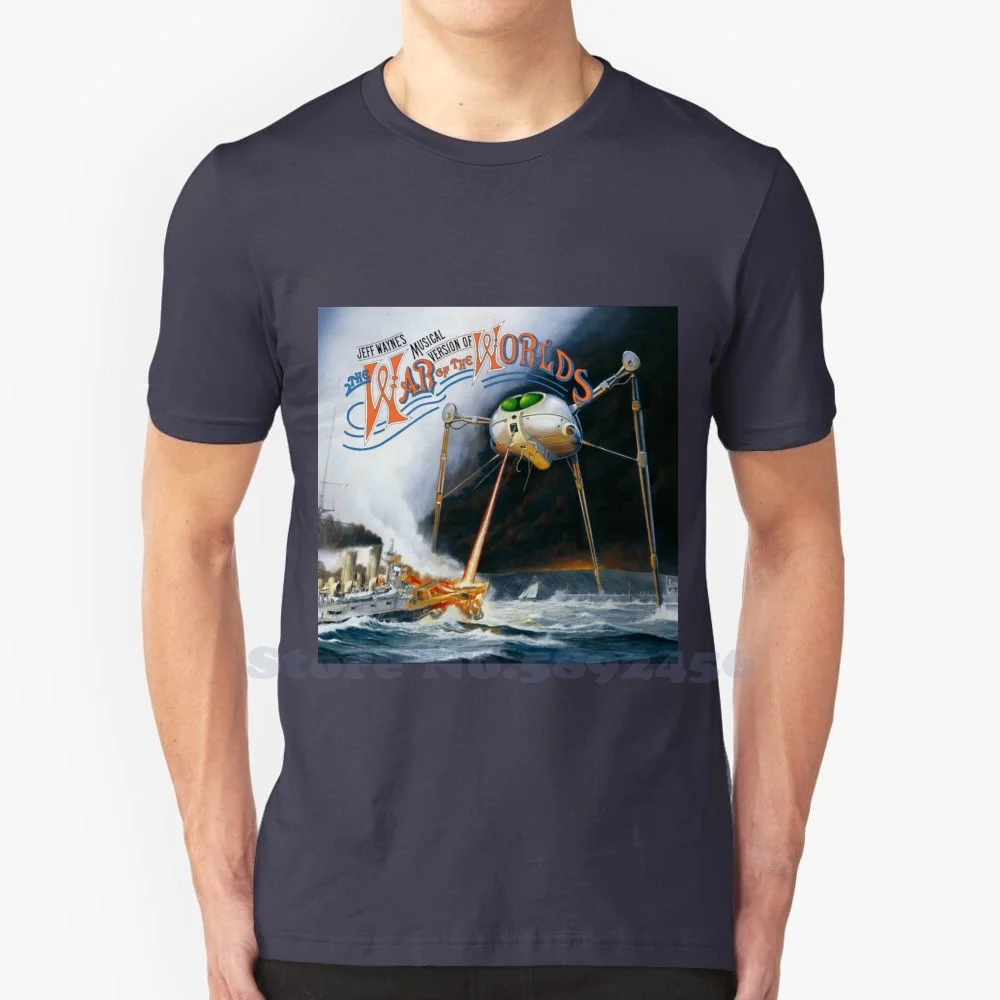 Jeff Wayne'S Musical Version Of The War Of The Worlds 100% Pure Cotton T-Shirt War Of The Worlds