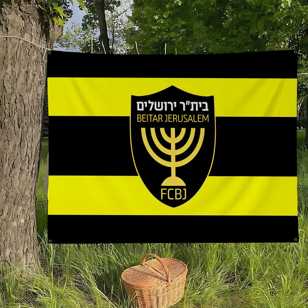 B-Beitar J-Jerusalem F-FC Printed Large Flag Art Science Fiction Room Home Decor Decor Banner