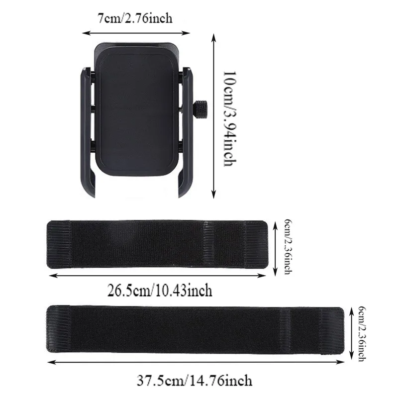 Bracket Multi-function Mobile Phone Arm Holder Running Mobile Phone Sleeve Solid Color Outdoor Sport Arm Wrist Strap