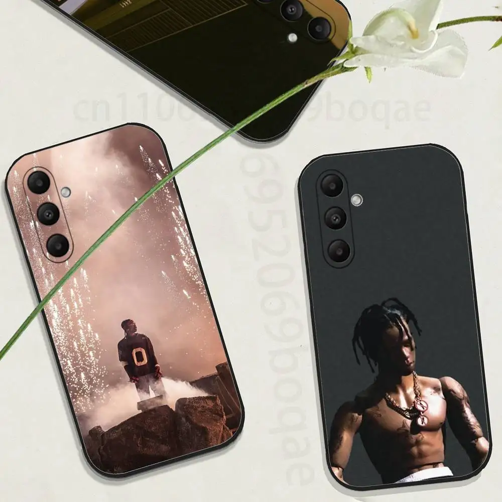 

T-Travis S-ScottS Singer Phone Case for Samsung Galaxy A73,23,53,33,24,72,22,52,32,54,A34 Soft Cover