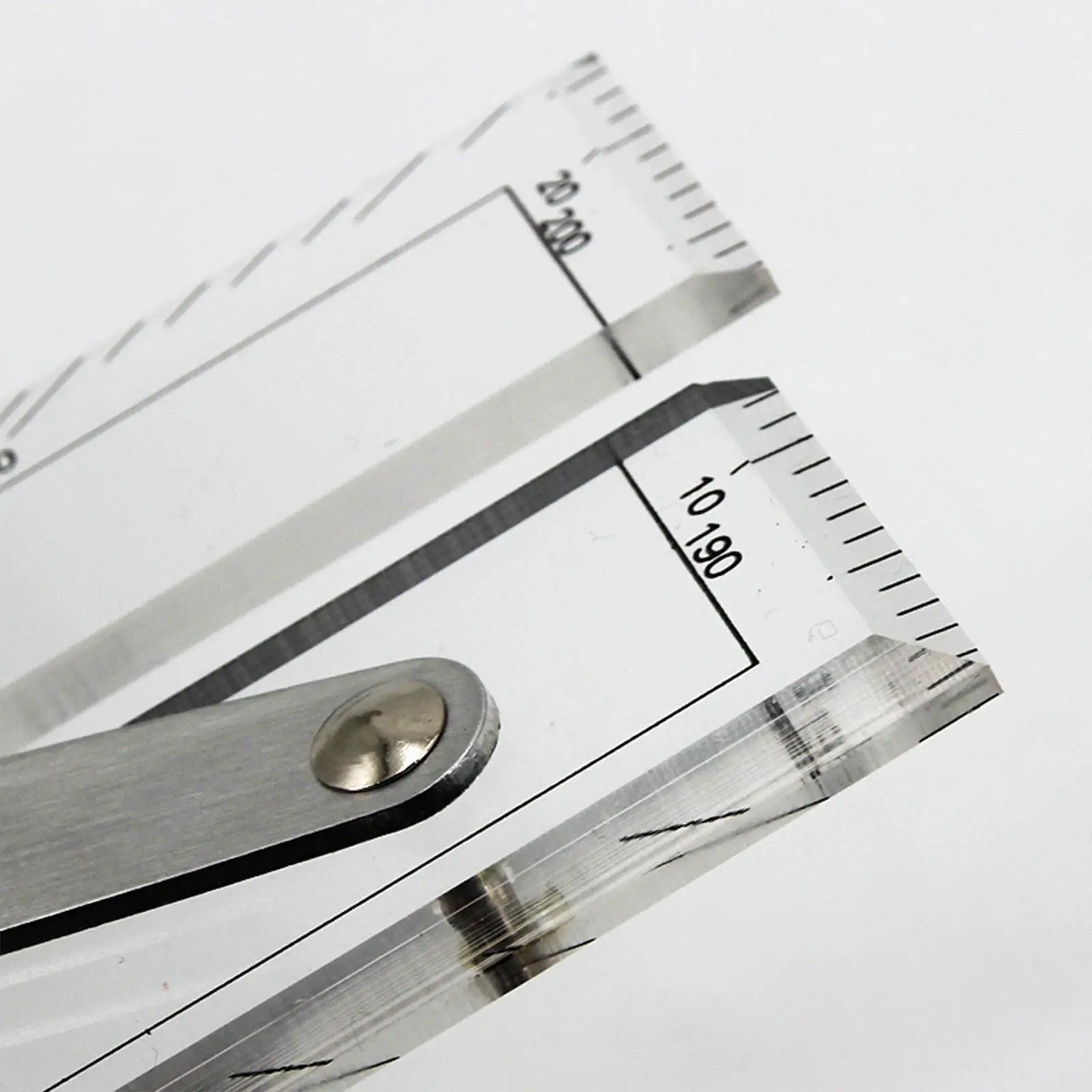 Marine Ruler for Navigation and Measurement with Versatile Scale