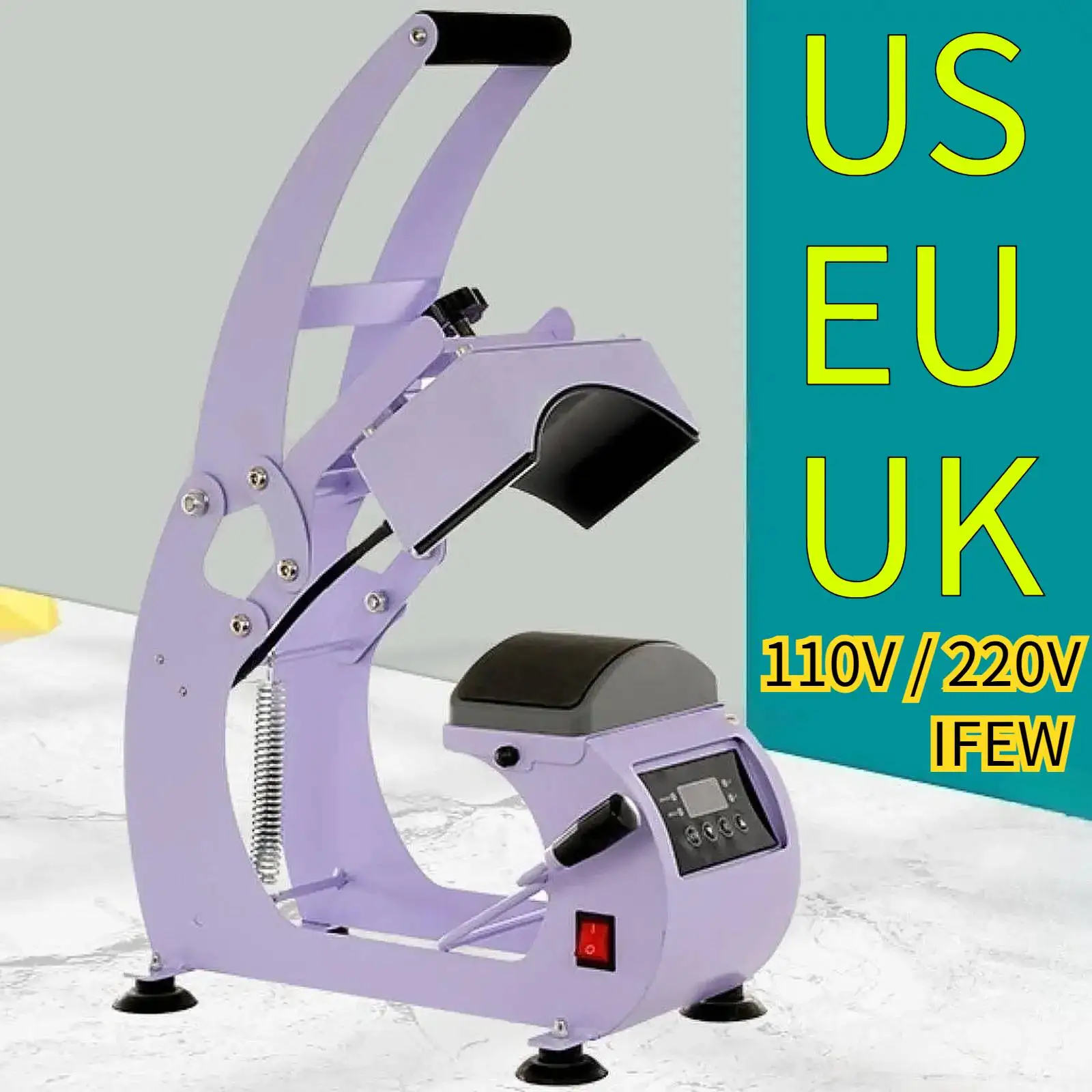 

Cap Custom Heat Transfer Printing Device Hat Electric Sublimation Tumbler Heat Press Machine Stamping Sublimation DIY Advertise