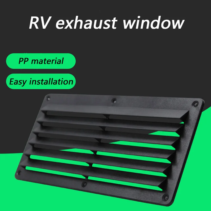 

RV Exhaust Window Outlet Top Mounted Exhaust Fan Top Mounted Circular Exhaust Outlet Louver Outlet Silent