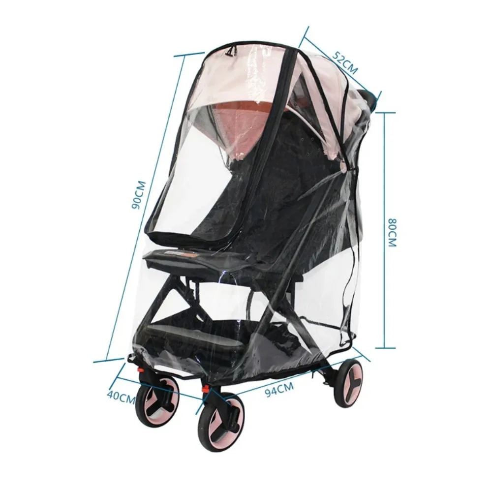 Baby stroller accessory outdoor waterproof rain cover universal stroller rain cover