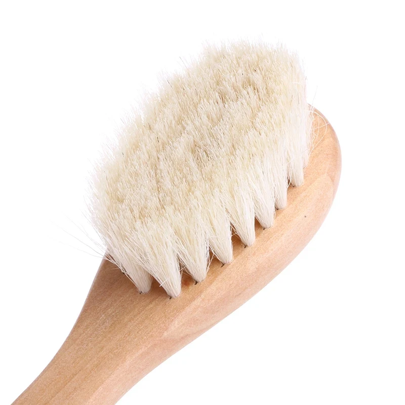 1/2/3/4/5/6pcs Wooden Brush Wooden Handle Brush Baby Hairbrush Newborn Hair Infant Comb Head Massager