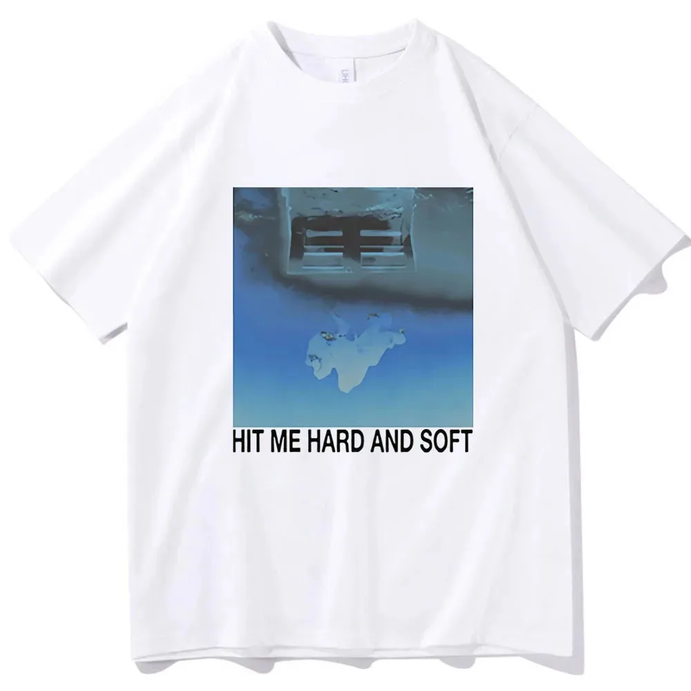 

Billie Hit Me Hard and Soft 2024 Women's Men's T-Shirt Oversized Summer Short Sleeve Casual Tee Tops