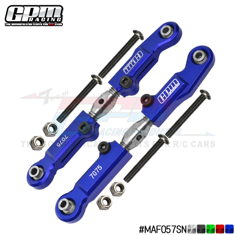 GPM CNC Aluminum 7075+Steel Rear Camber Links For Limitless V2 Infraction 6S