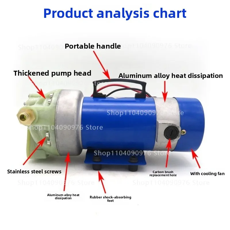 

Spraying Watering Car Wash Irrigation Diaphragm Pump Agricultural Electric High Pressure Pump Garden Electric Tools