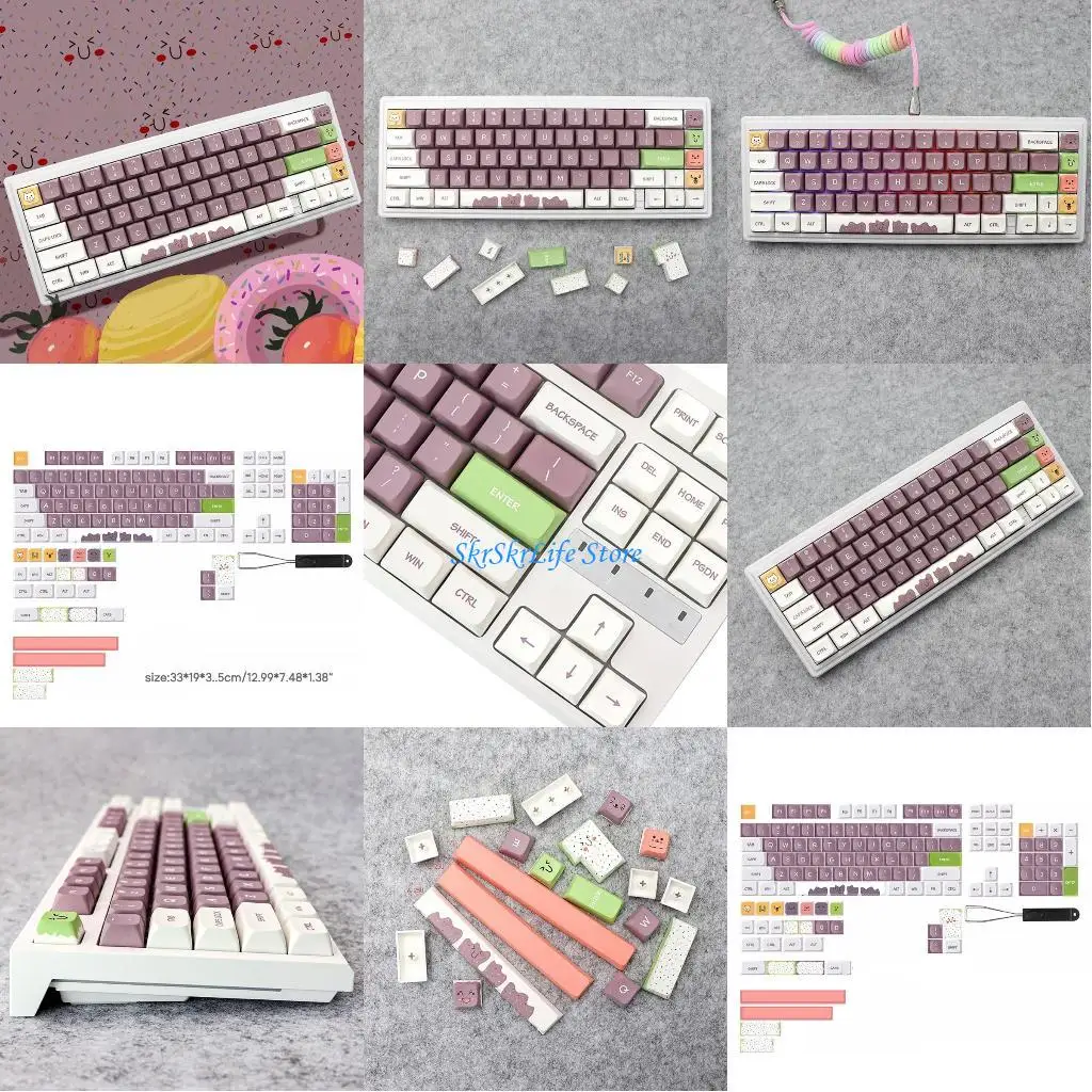 

E65E 134-Key Keycaps XDA Dye-Sub для Cherry-MX- 61 64 68 84 96 104 108