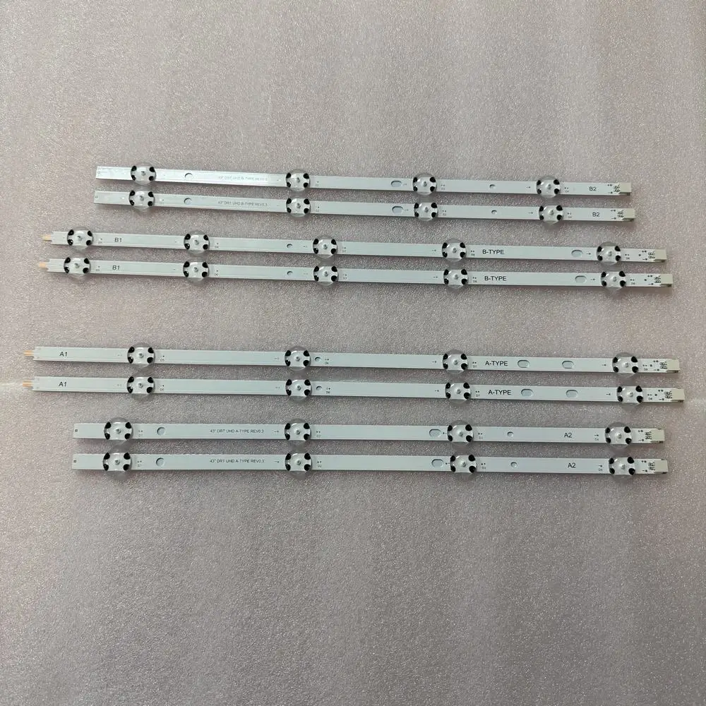 

LED backlight For Hitachi 43F501HK6000 43HK6T74U 43U5766DB 43U6663DB LT-43C870 A B C LT-43C862 Toshiba 43LV3A63DB LUX0143004
