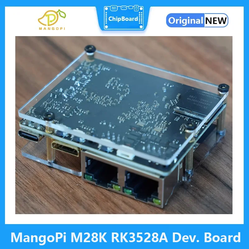 Плата MangoPi M28K RK3528A высокопроизводительная двухгигабитная WiFi6 маршрутизация Armbian edge вычислительная коробка