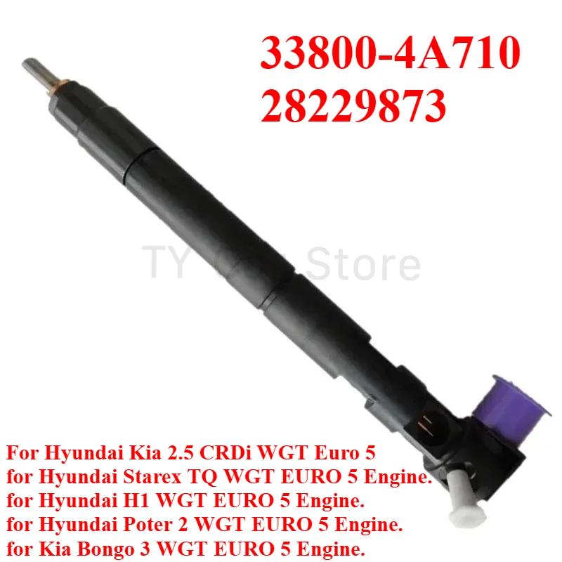 

28229873 New Diesel Fuel Injector For Hyundai Starex H12.5 CRDi WGT EURO 5 Engine 33800-4A710