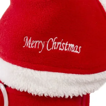 Christmas Pet Dog Winter Warm Dog Dresses For Small Dogs Dog Jumpsuits Dress Couple Chihuahua Yorkshire New Year Jacket Apparels 6