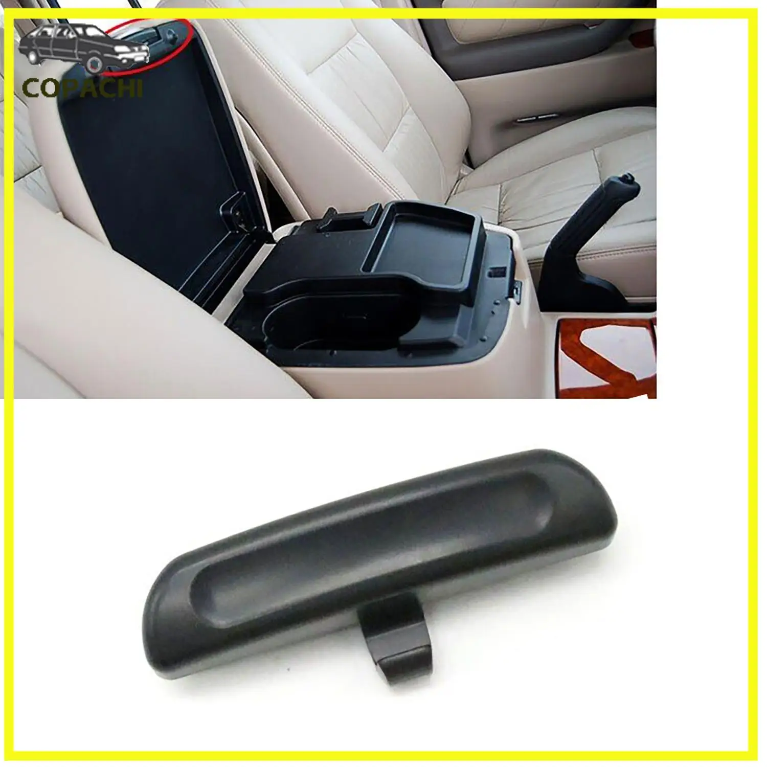 

1Pc Interior Front Armrest Box Lock Latch Top Handle 58908-60060 For Toyota Land Cruiser 1998-07 Car Accessories Interior Parts