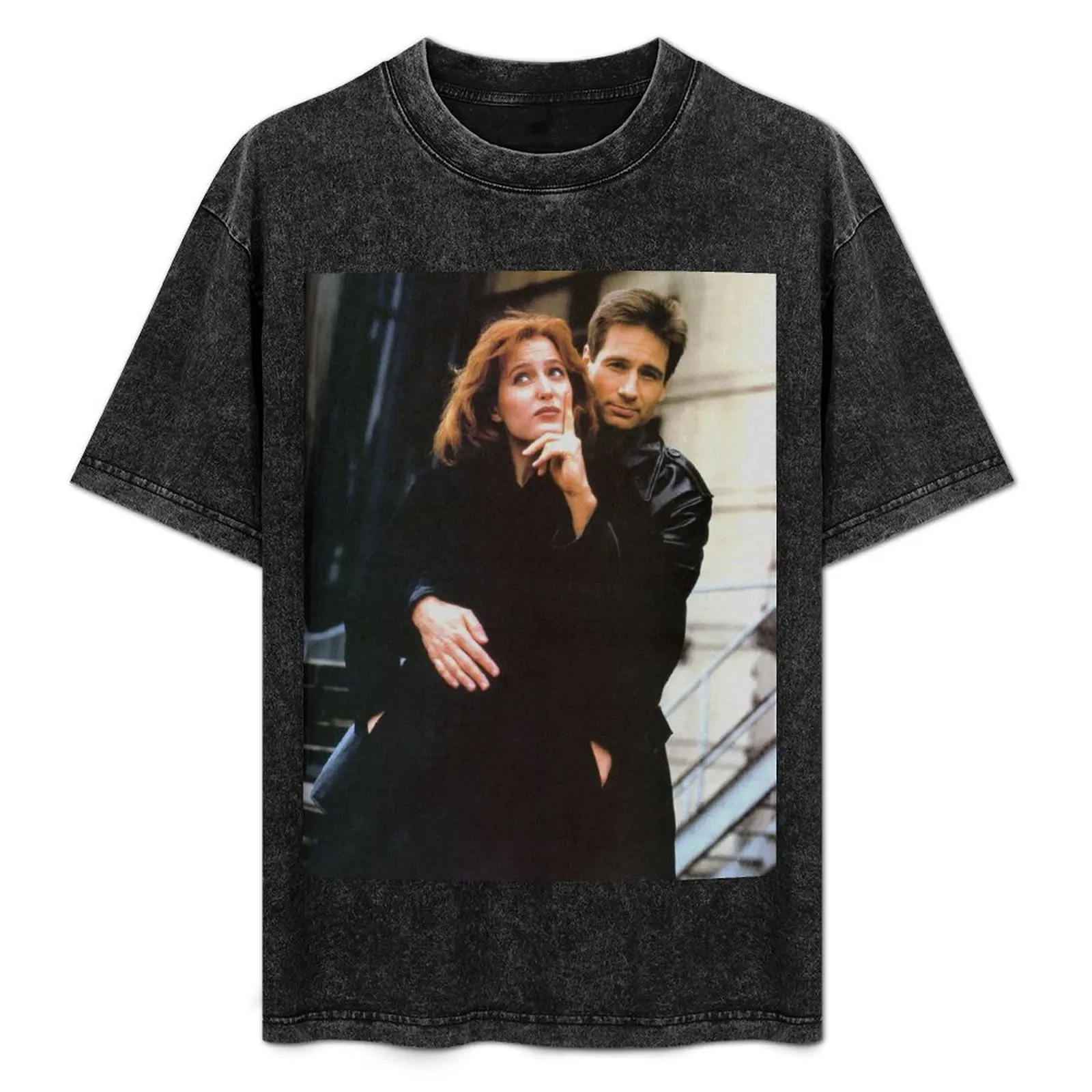 

Scully and Mulder / X-Files T-Shirt anime tshirt summer tops shirts graphic man t shirt mens graphic t-shirts anime