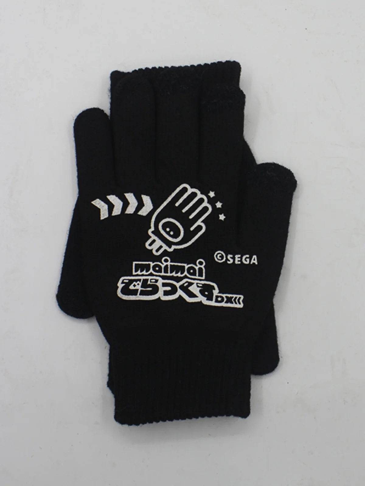 Maimai Dance Game Gloves Unisex Large Size Rubber Print Elastic