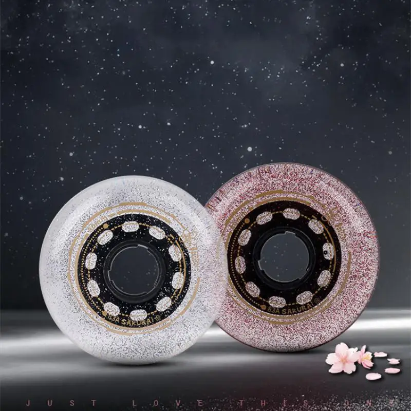 72mm 76mm 80mm 1PCS PU Rubber Skates Wheels Inline Skate Shoes Accessories 83A Racing Speed Skating Sneakers Replacement Wheel