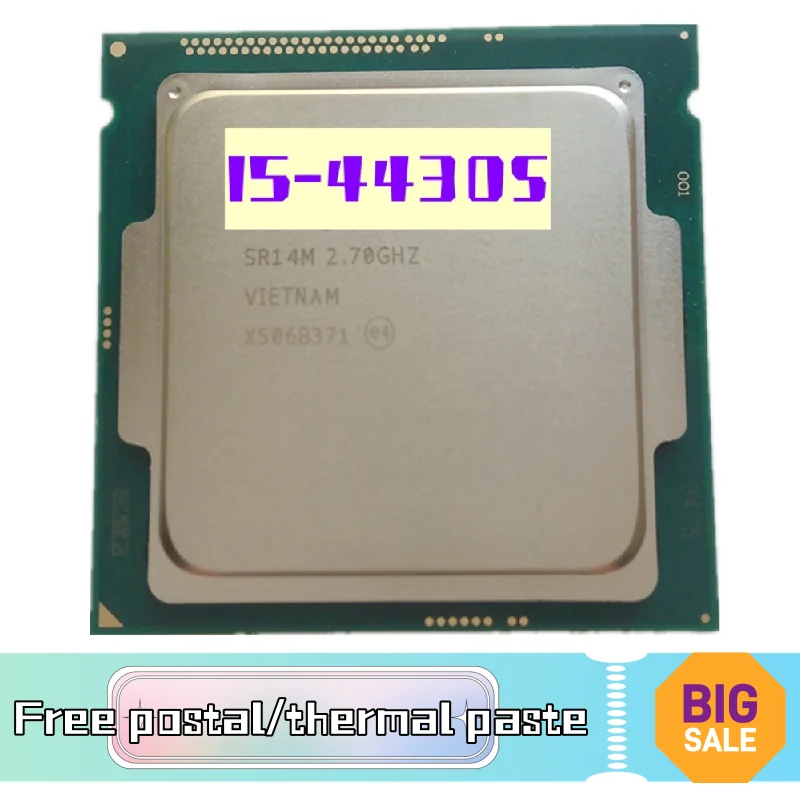 

Core I5-4430s i5 4430S i54430S i5 4430S 2,7 ГГц четырехъядерный процессор 6 Мб 65 Вт LGA 1150 оригинальный