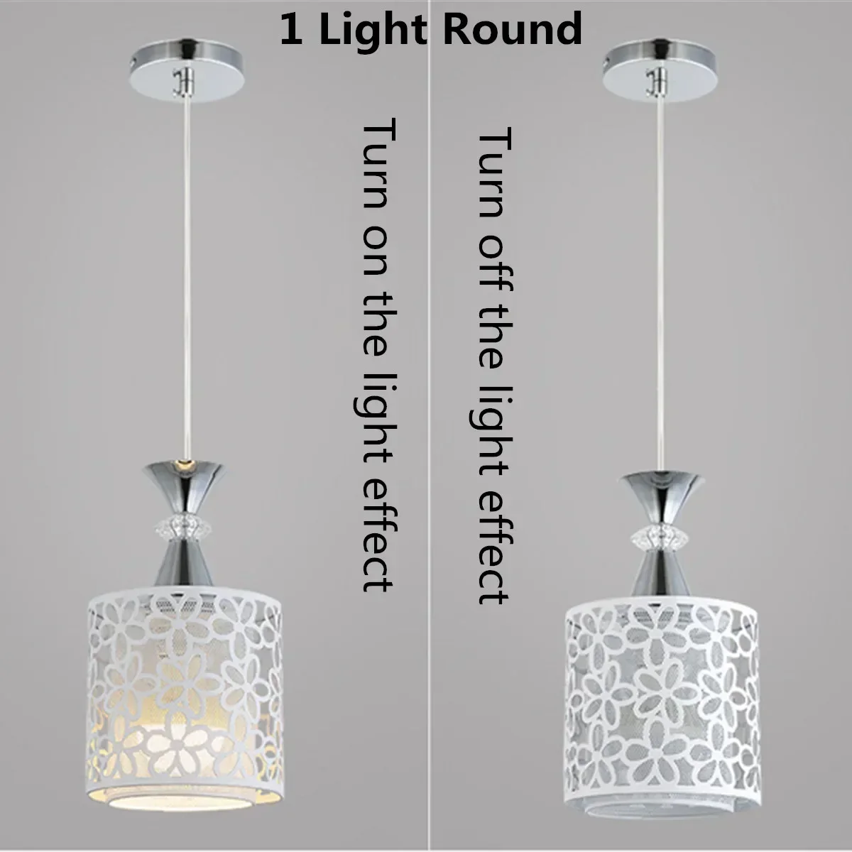 

New 2025 Modern LED Flower Petal Ceiling Light Lamp Dining Room Chandelier