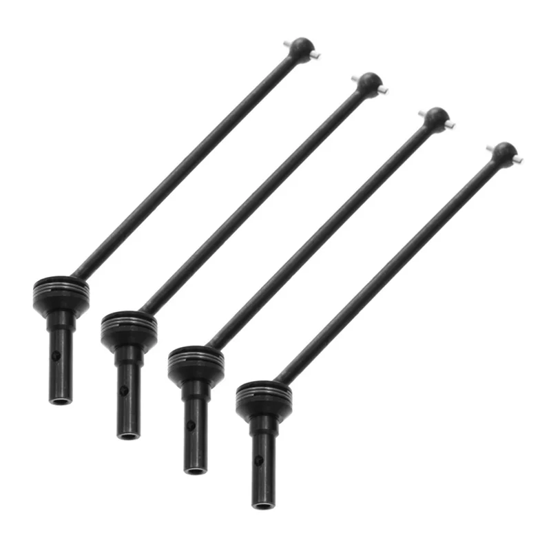 

4Pcs Metal Steel Front and Rear Drive Shaft CVD for 1/8 Traxxas Sledge RC Car Upgrades Parts Accessories,1