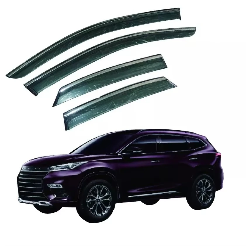 In Channel Rain Sun Guards Direct Fit Easy Installation Window Visor Wind Deflector For 2021 CHERY EXEED TXL VANTAS TXL