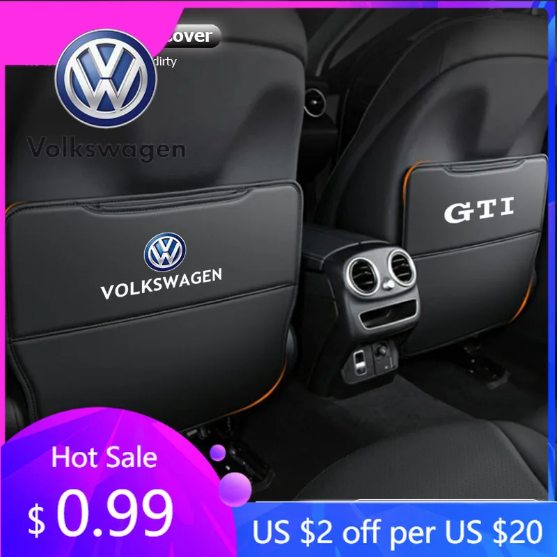 

Новинка 2026: Защитный чехол на спинку сиденья для Volkswagen (1 шт.) – Накладка от грязных следов и ударов для VW GTI, R-Line, Golf, Polo, Passat, CC, Tiguan, Arteon