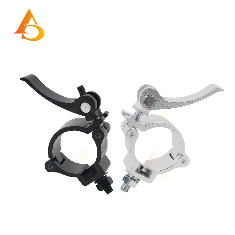 10 قطعة/الوحدة سبائك الألومنيوم أضواء المسرح المشبك شماعات السنانير قوس الثقيلة هوك مسرح الإضاءة 28-32 مللي متر 100 كجم ضوء المرحلة هوك