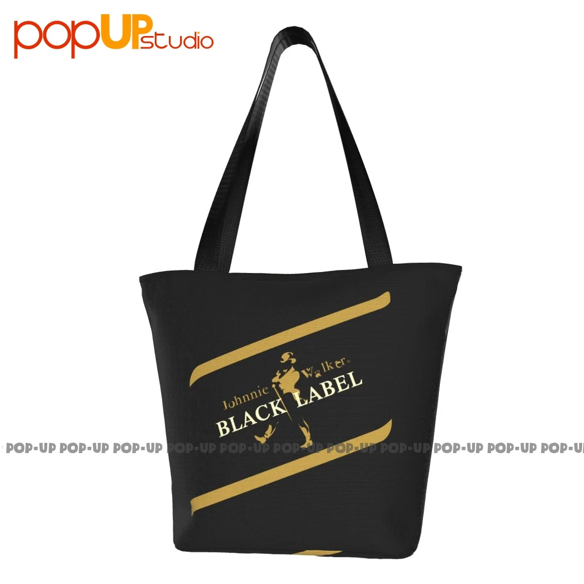 Johnnie Walker Scotch Whisky Retro Handbags Portable Shopping Bag Supermarket