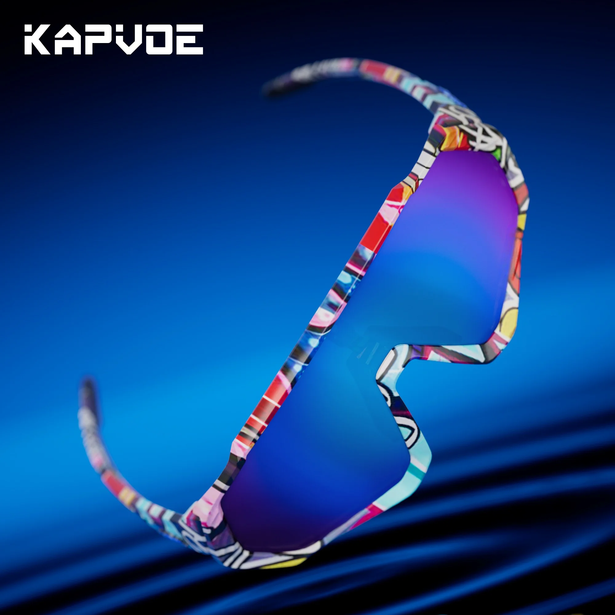 Kapvoe Männer Sonnenbrille Radfahren Gläser für Frauen Mode Fahrrad Sonnenbrille Sport Brille MTB Fahrrad Wandern Brillen Reiten UV400